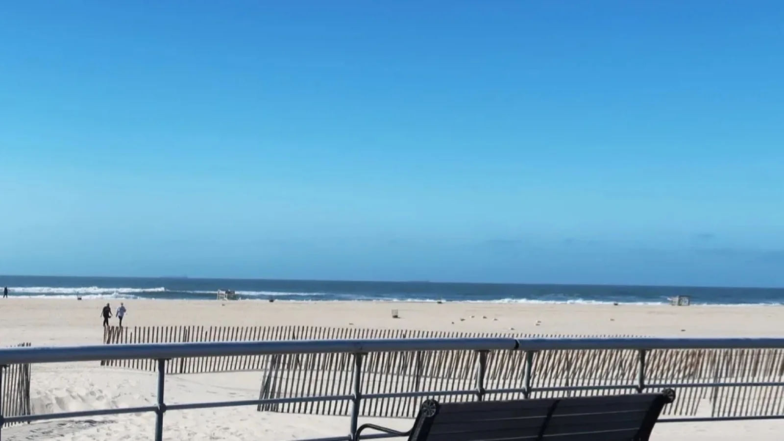 Jones Beach shoreline on Long Island