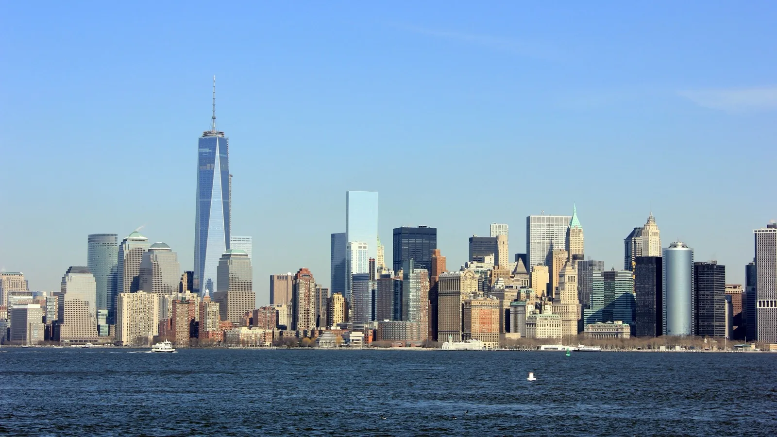 Lower Manhattan skyline in New York City