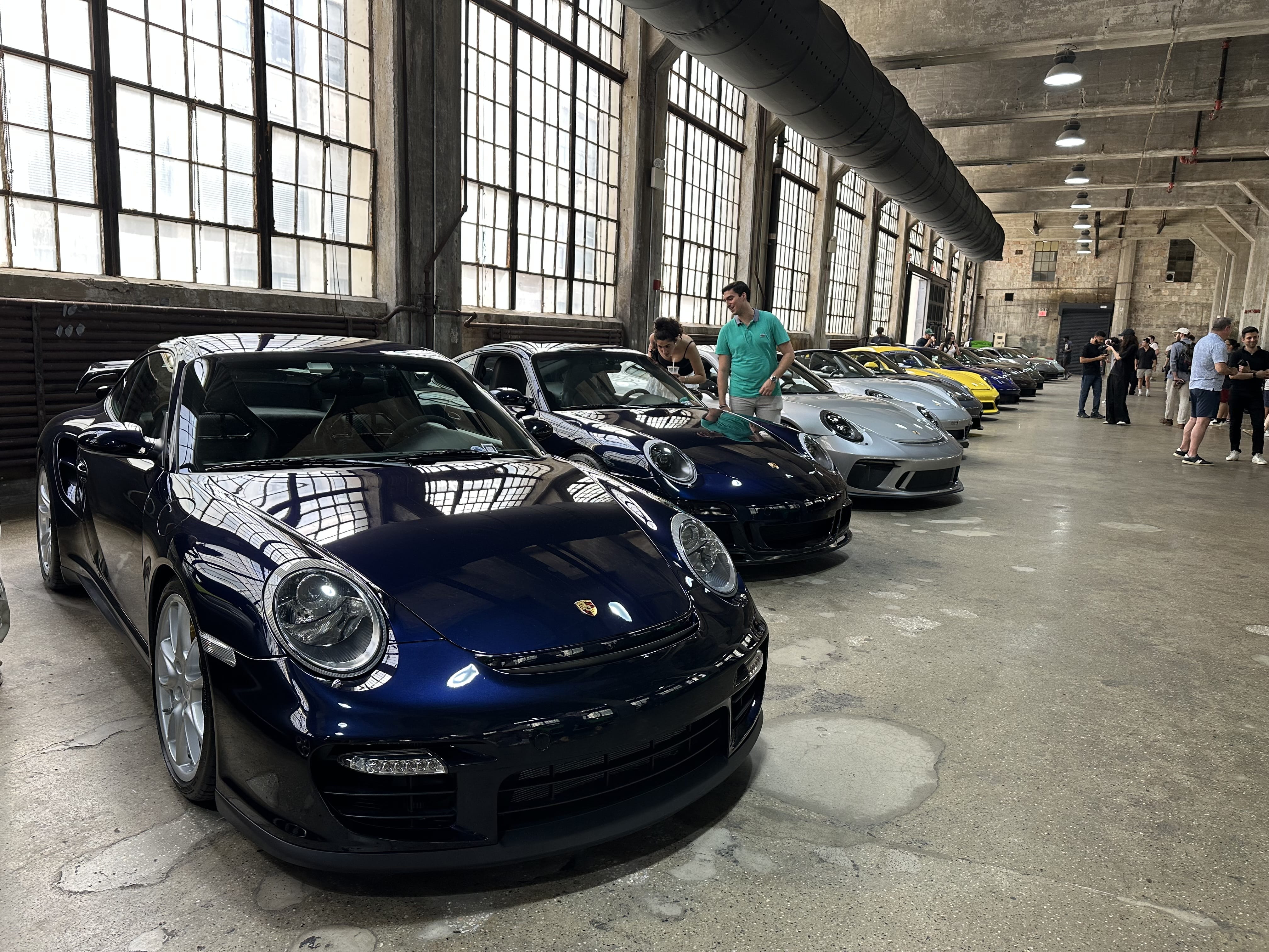 On-site Porsche inspection photo detail